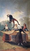 Francisco Goya Straw Mannequin oil painting artist